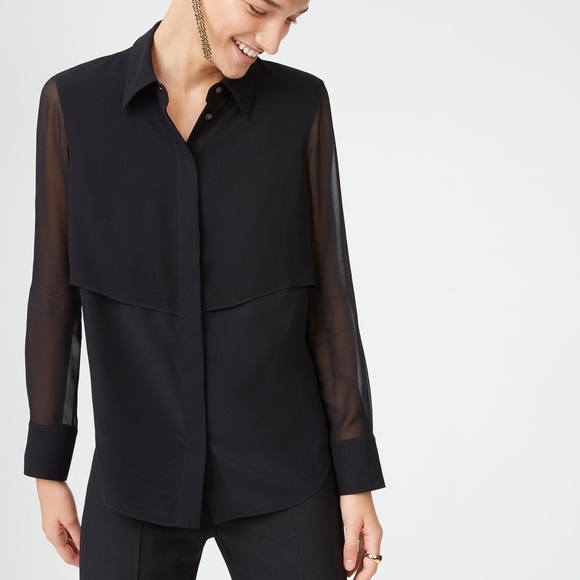 Club Monaco Tops - Club Monaco Bernee Silk Shirt